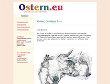 Tablet Screenshot of ostern.eu